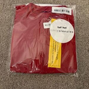 Little Sleepies Holiday Red Zippy 6-12 Months
